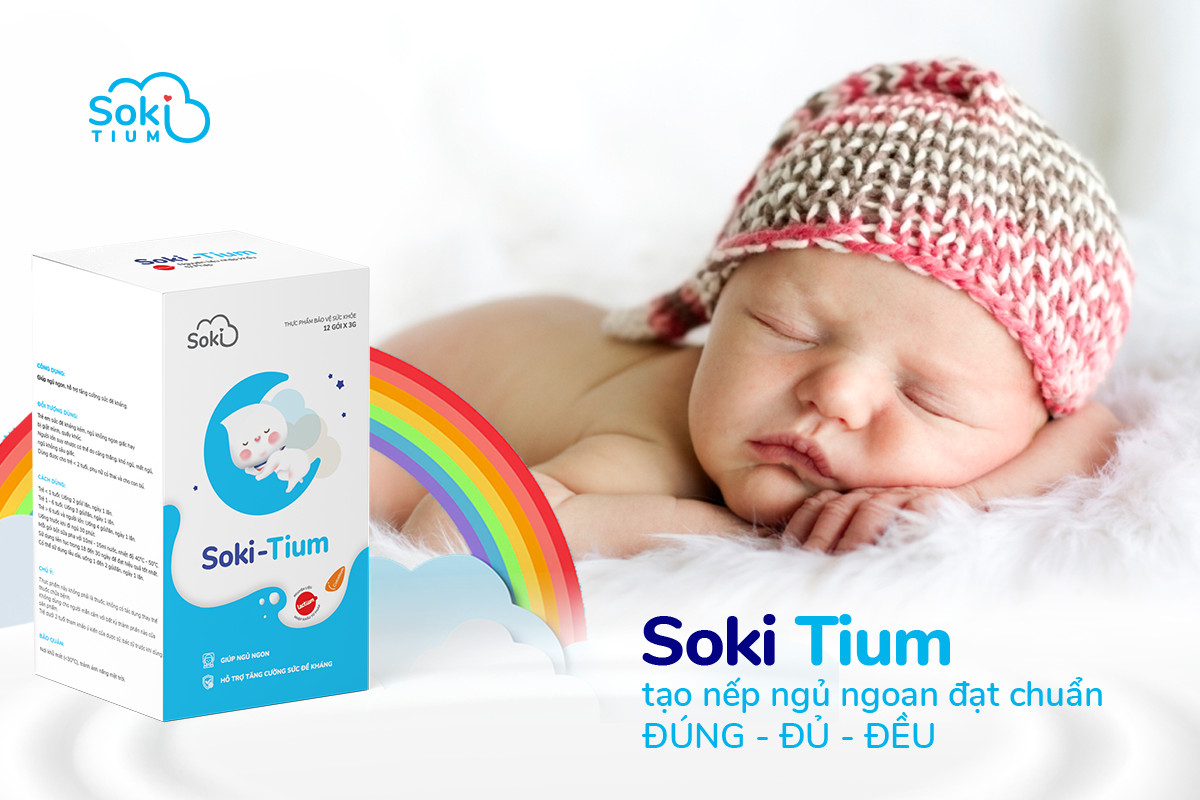 Sữa ngủ ngon thuận tự nhiên Soki Tium
