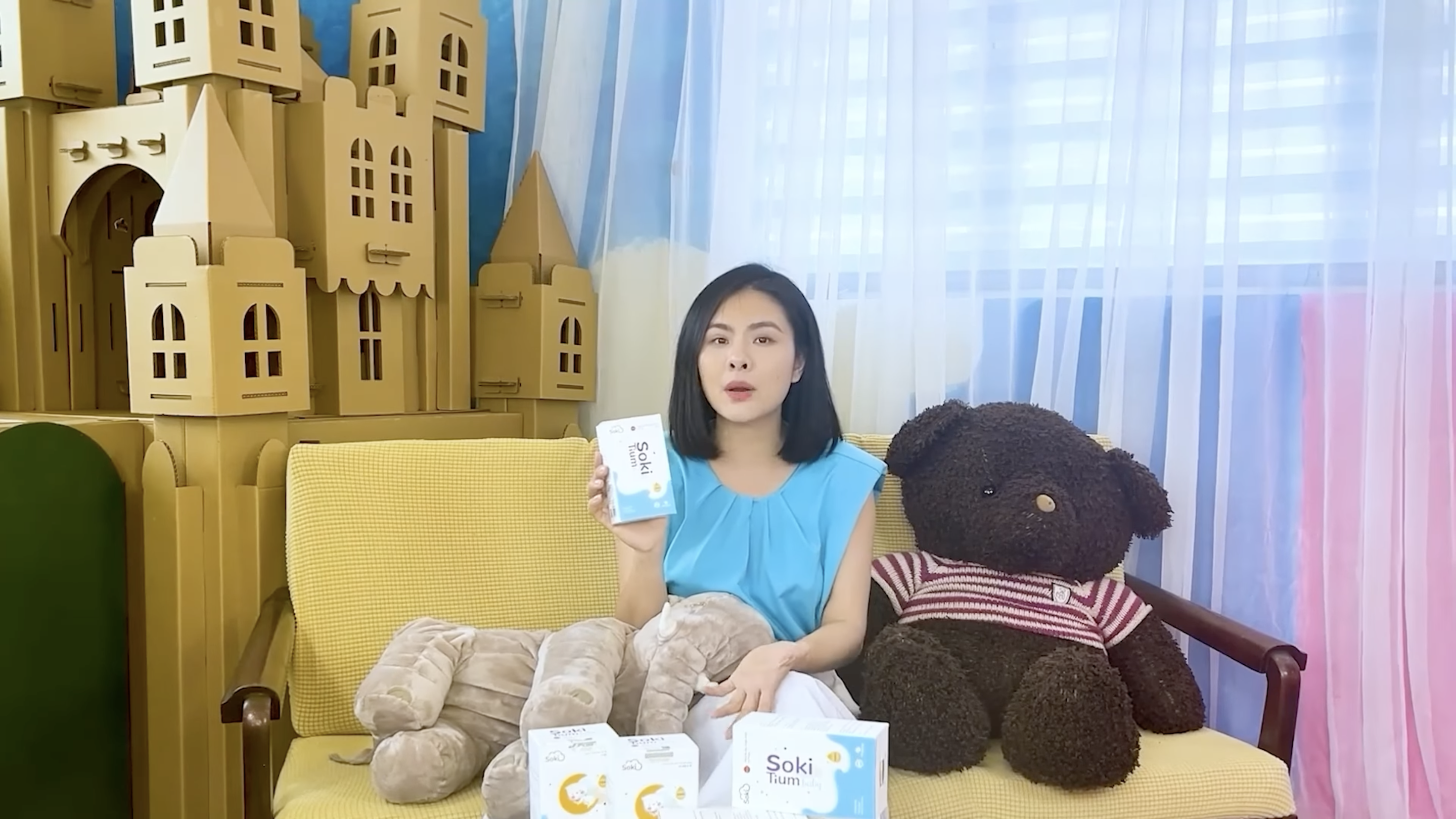 Soki Tium Baby - Sản phẩm giúp trẻ giảm quấy khóc đêm tại Bibomart có tốt không?